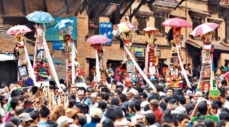Gai jatra: the festival of death, dance and satiric street performances image