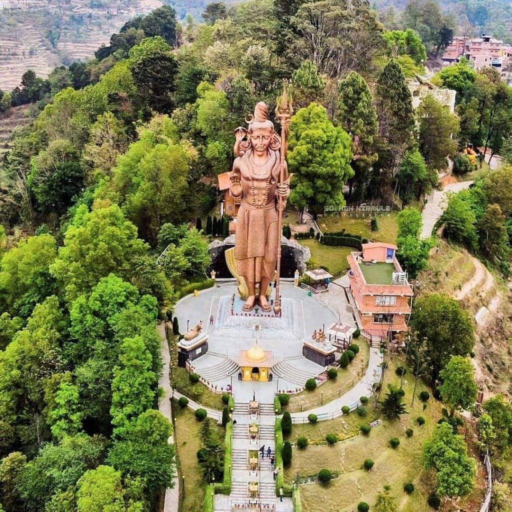 The statue of kailashnath mahadeva