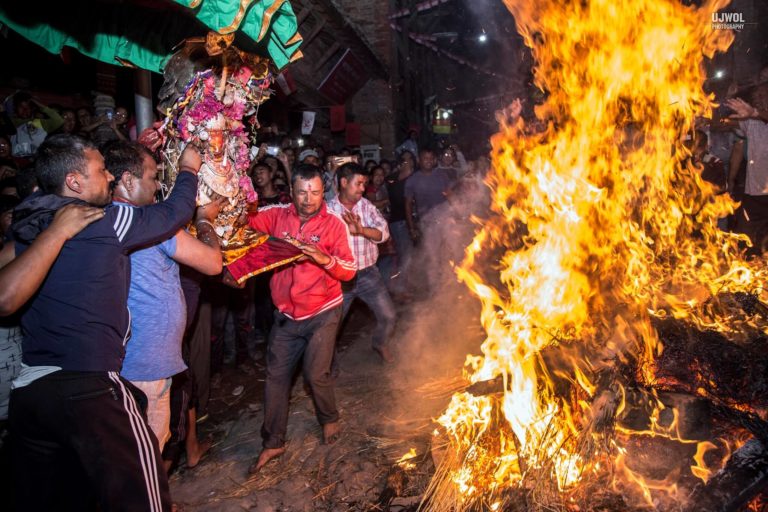 Chandeswori Jatra; a local festival of Bhaktapur image