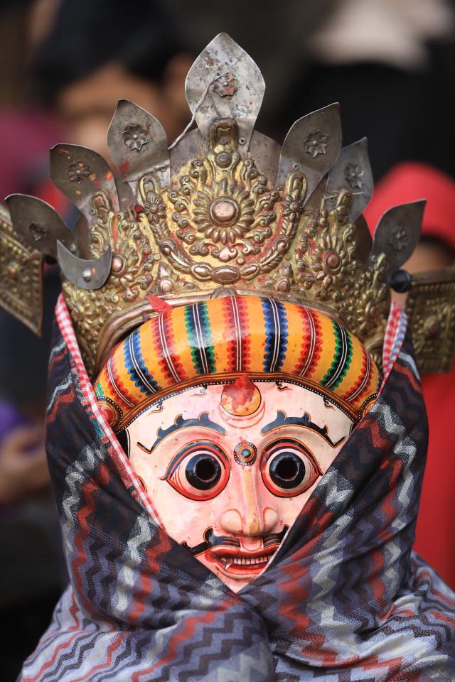 Sweta Bhairav during the Nava Durga Dance