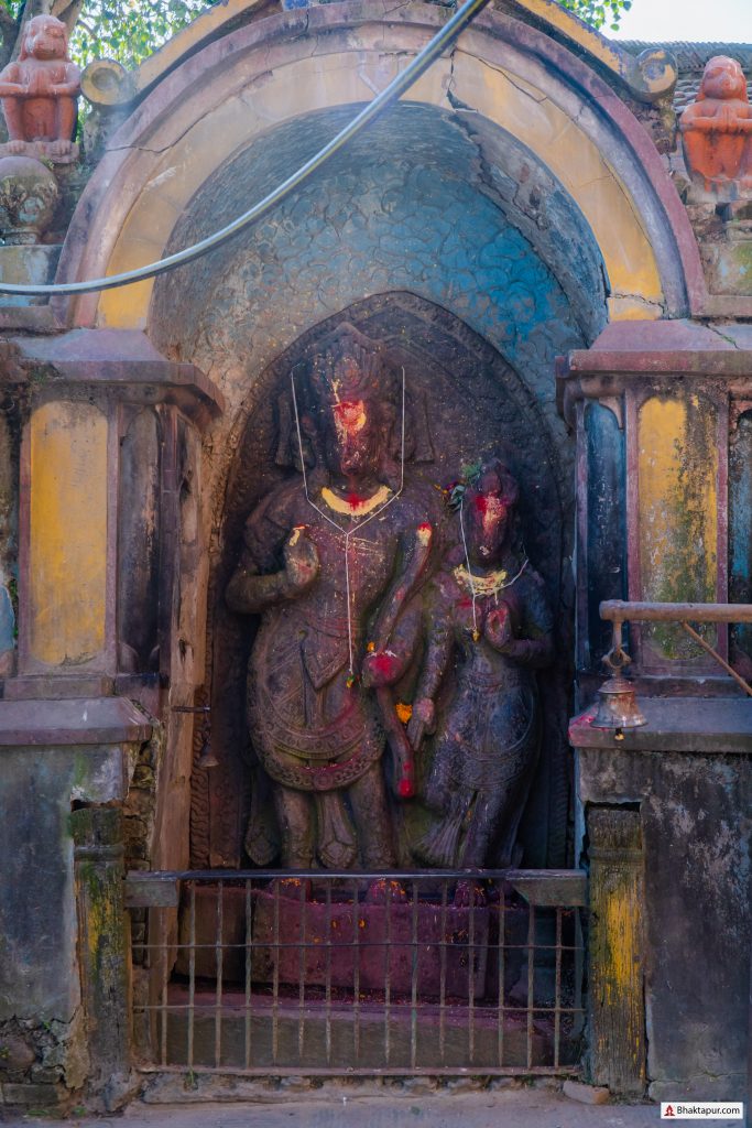 On the premises of Hanuman Ghat