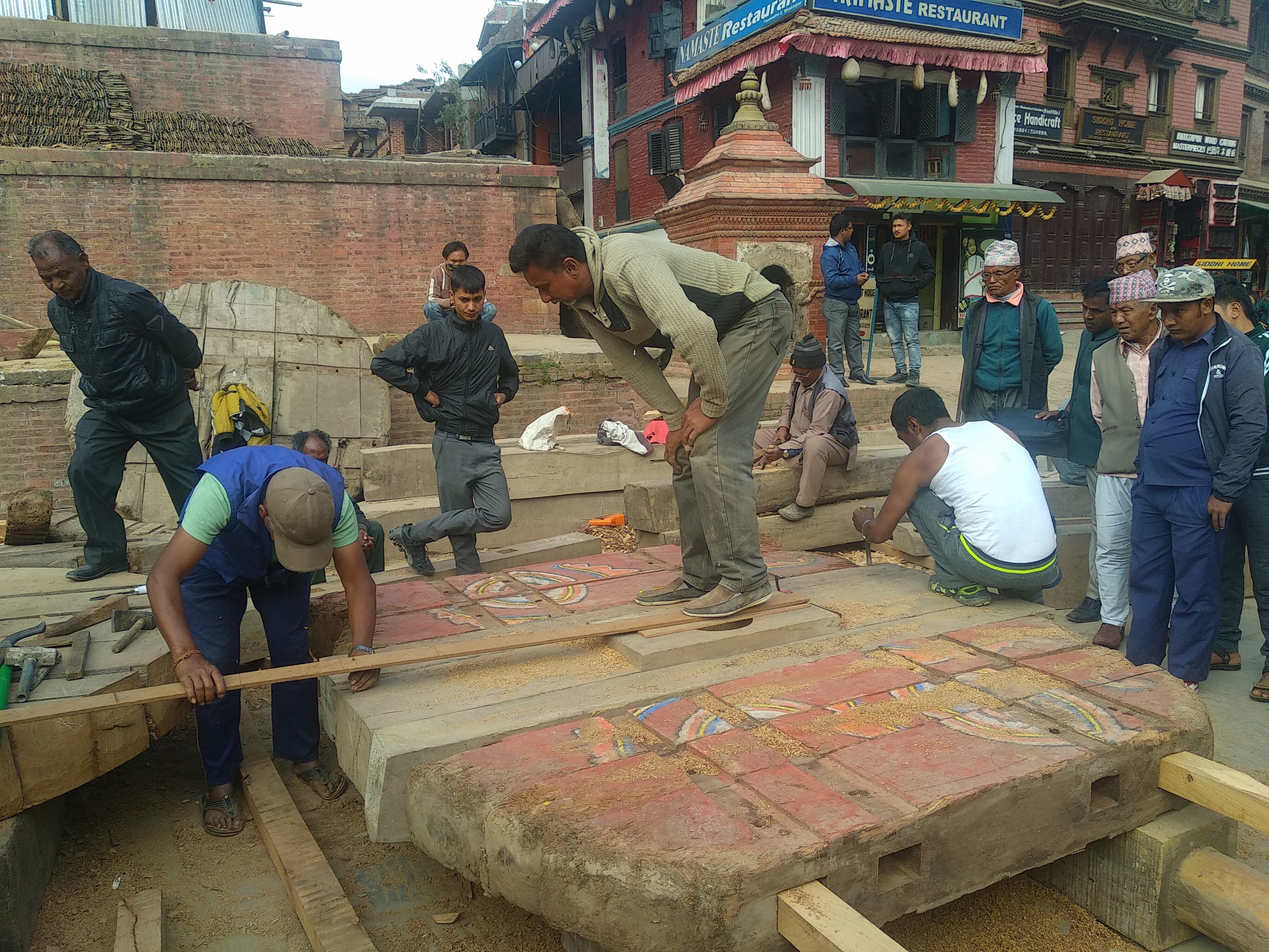 Making of Bhairava Chariot