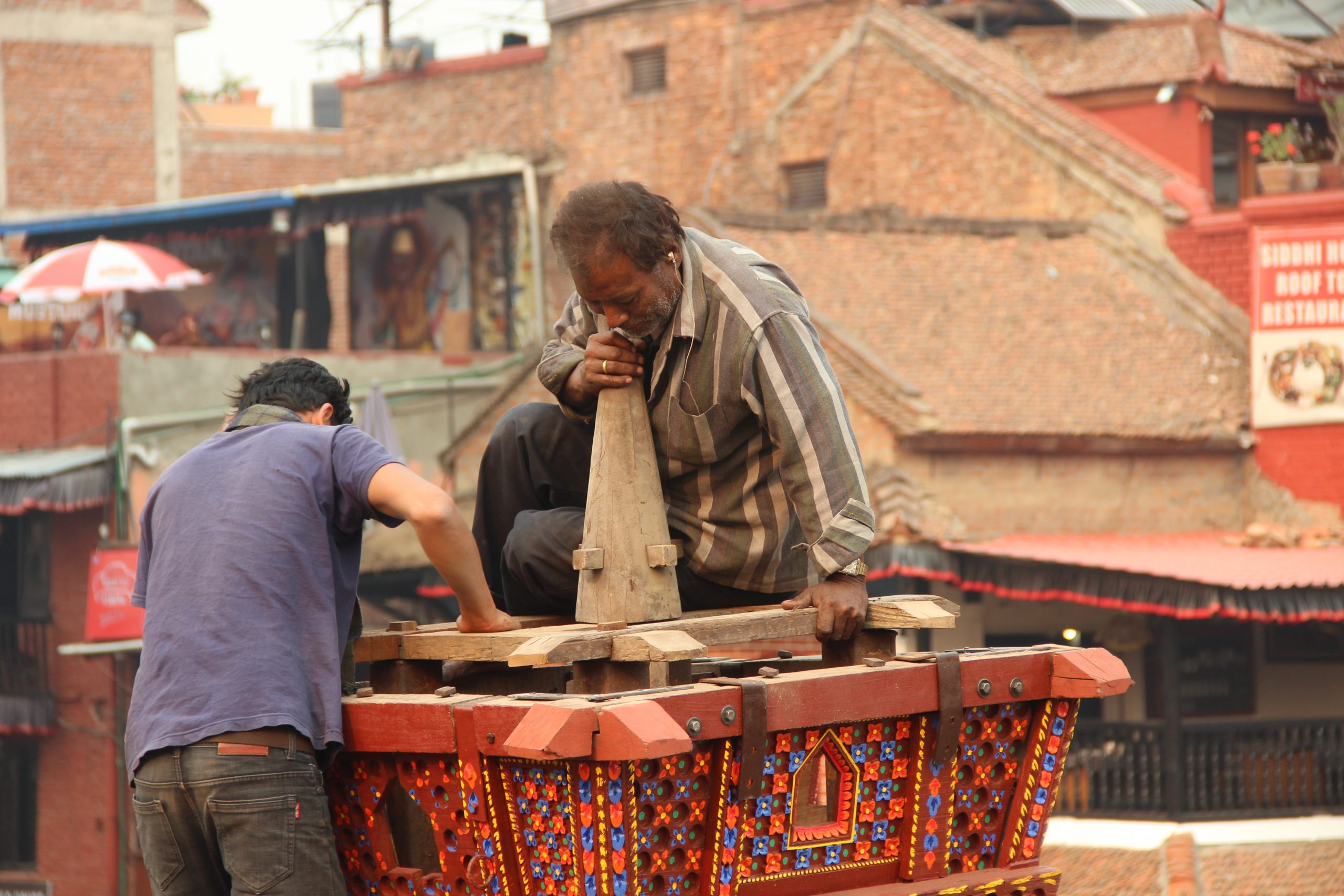 Making of Bhairava Chariot for Biska Jatra