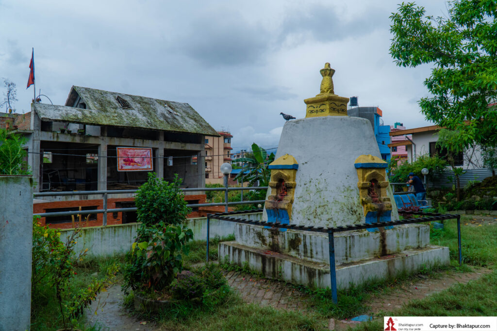 stupa at the premises of Shileshwor