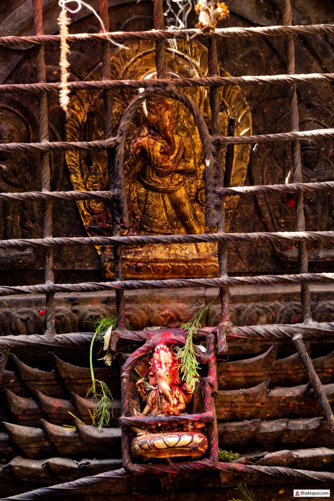 An image of Lord Ganesha at Chuma Ganesha Temple