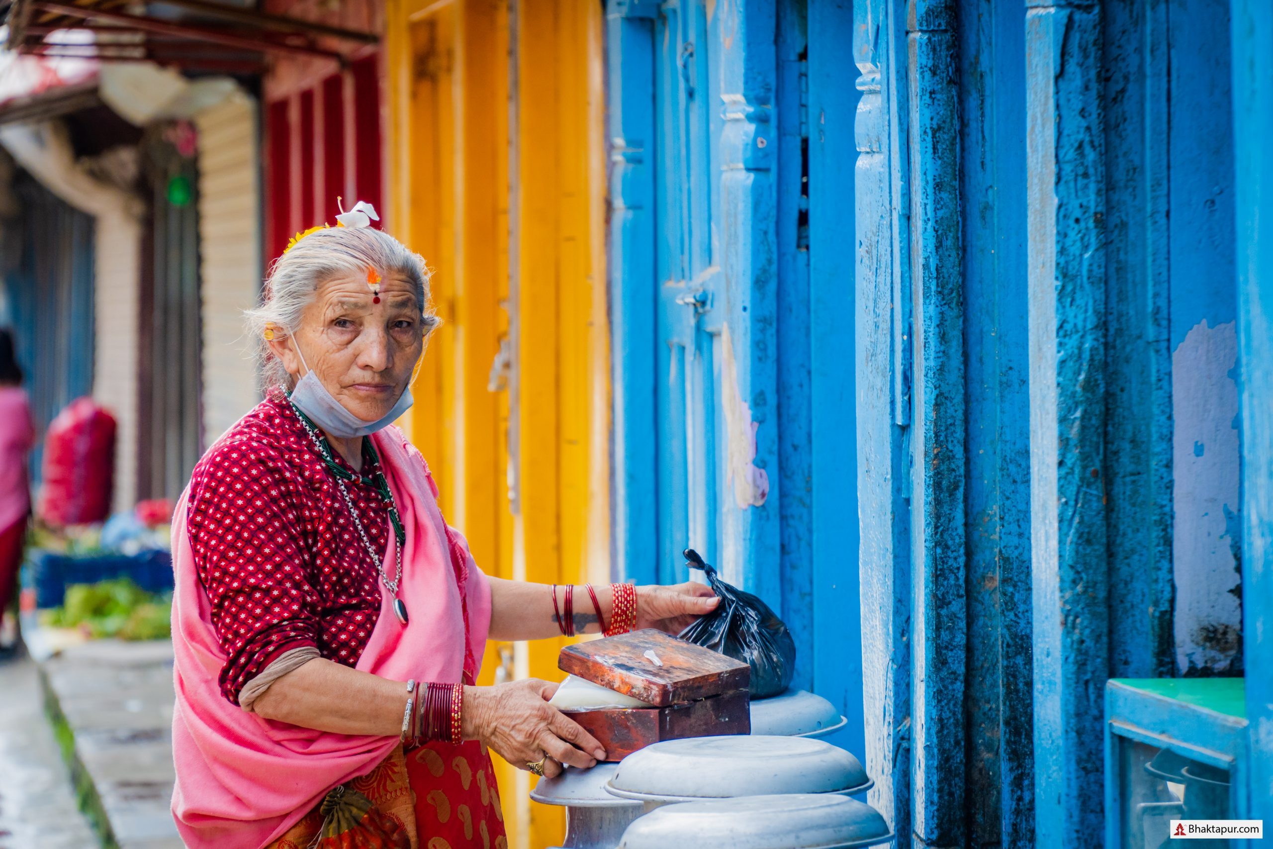 Faces of Bhaktapur – morning routine image