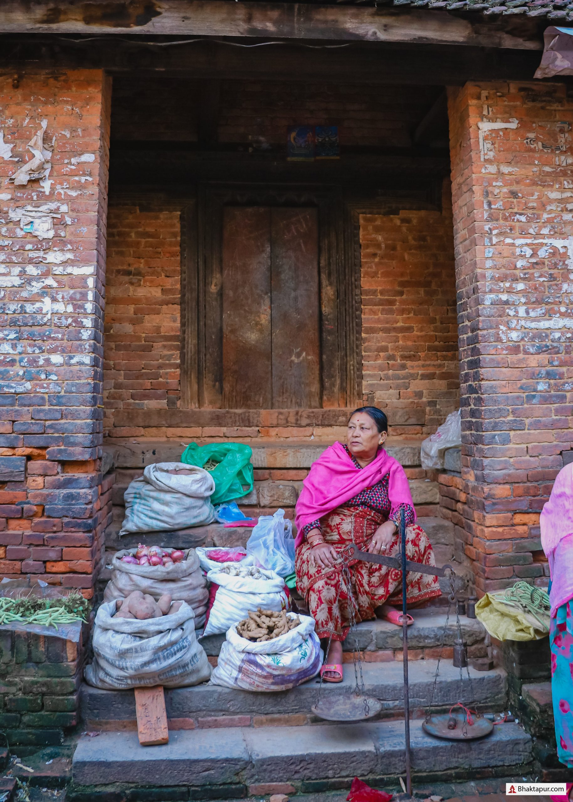 Faces of Bhaktapur – morning market image