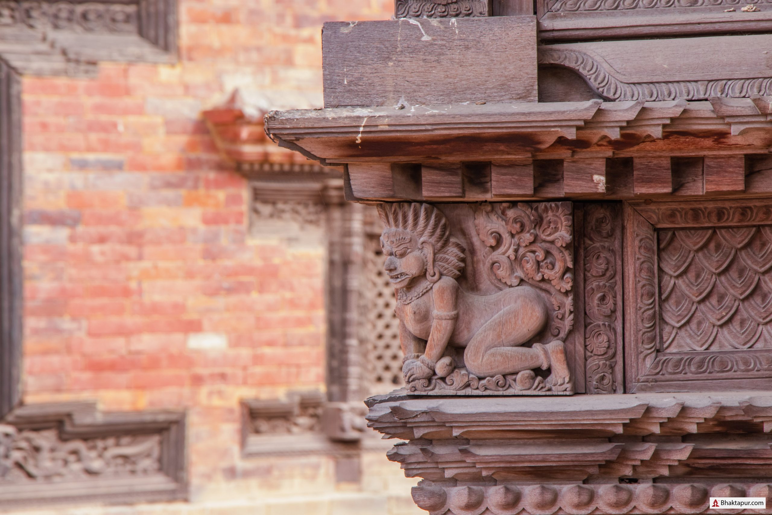 Carvings at Chyasalin Mandap of Bhaktapur image