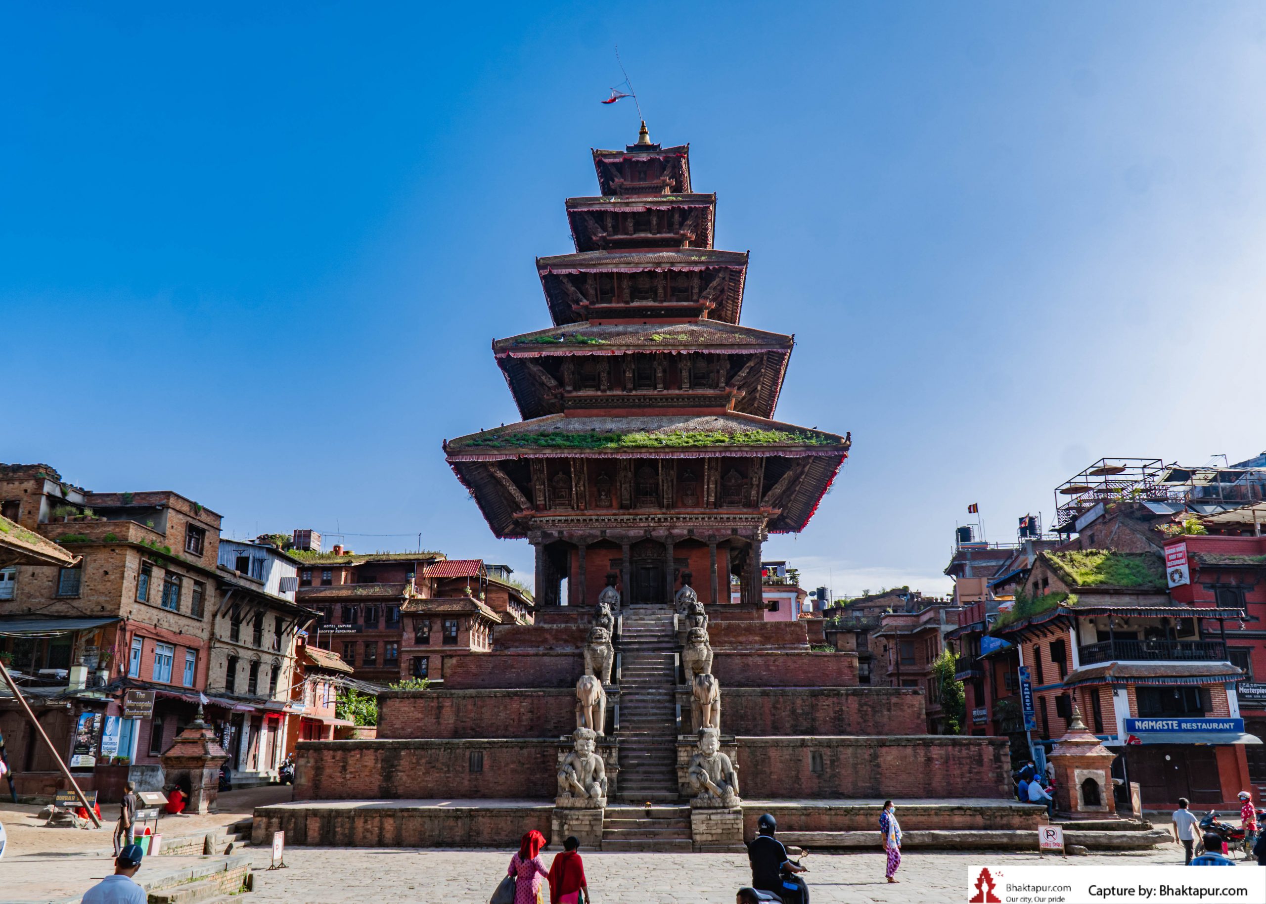 Nyatapola, the five-storeyed temple of Bhaktapur image