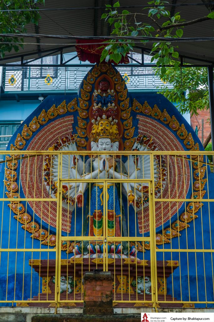 The statue of Avalokitesvara
