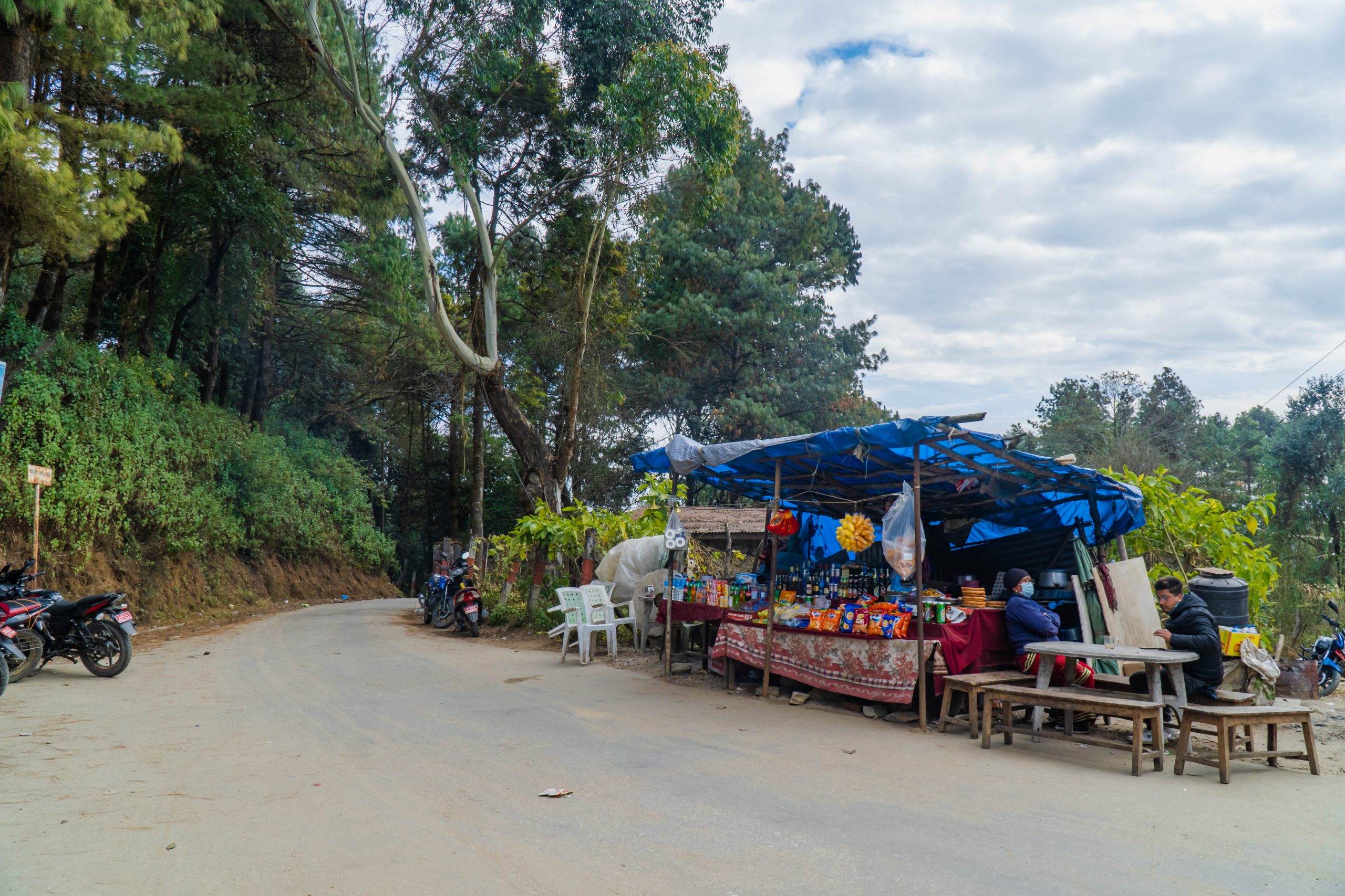Shops on the way to Nagarkot View Tower image