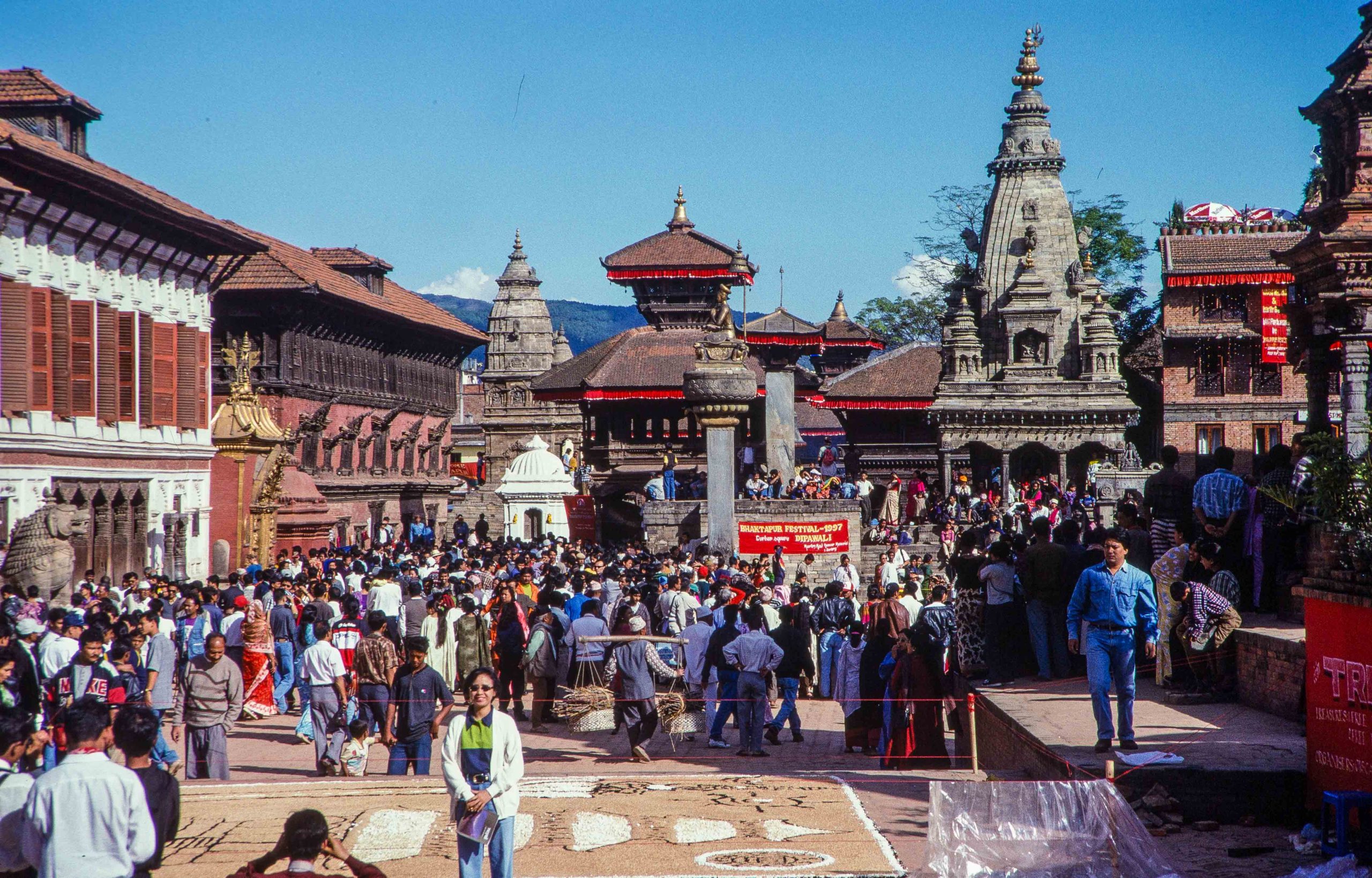 Preparation of Bhaktapur Festival 1997 image