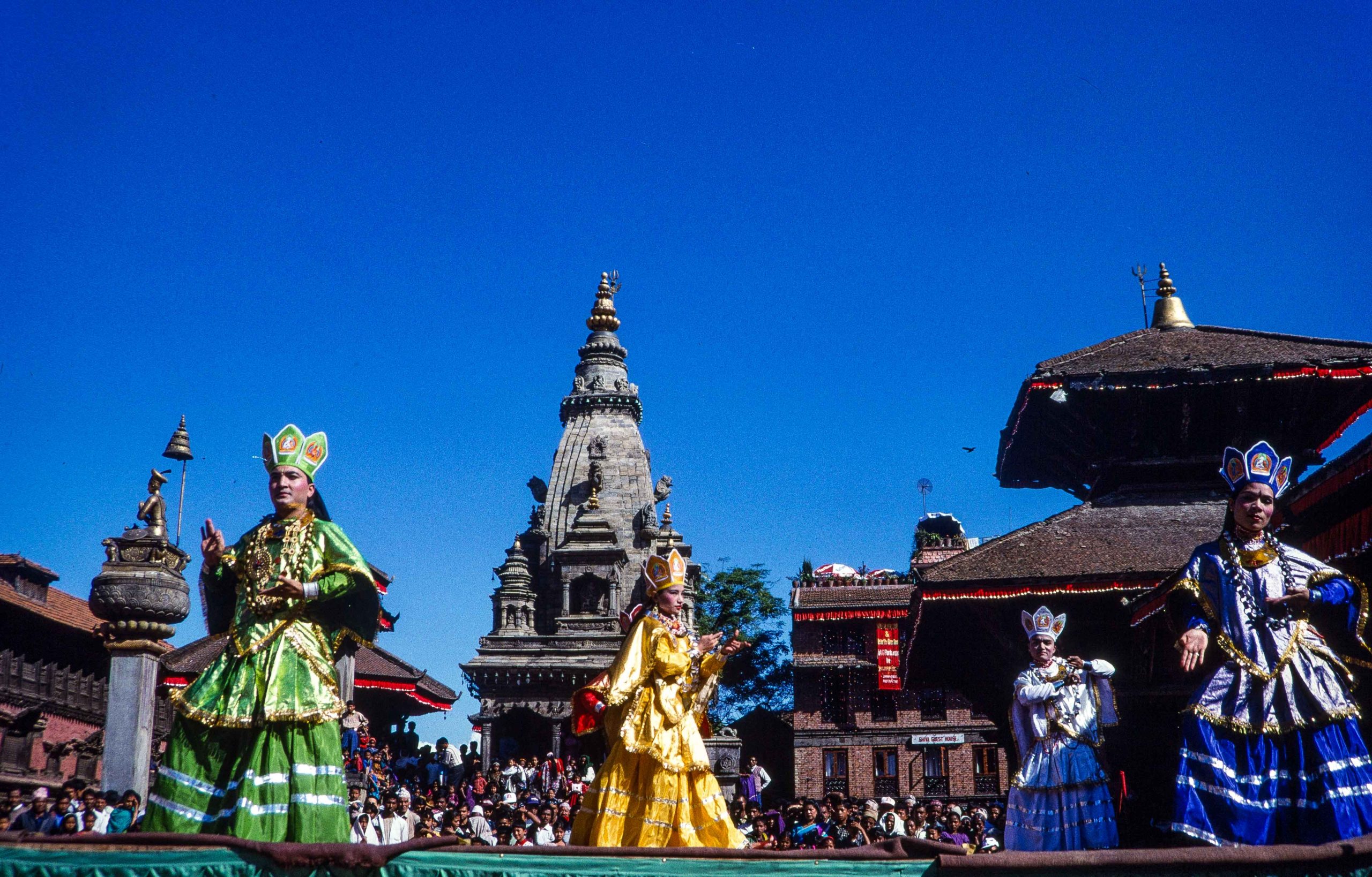 Pancha Buddha Dance during Bhaktapur Festival image